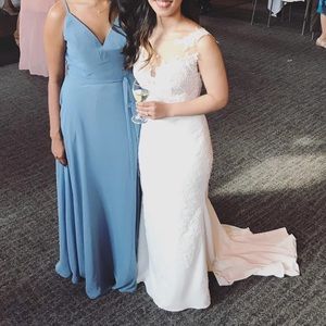 Light blue spaghetti strap